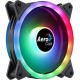 Aerocool Duo 12 Carcasa del ordenador Ventilador 12 cm Negro - AEROPGSDUO12ARGB-6P